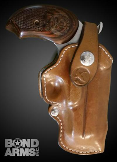 Holsters Bond Arms Snake Slayer Holster BOND ARMS LEATHER HLSTR W/CLIP • H-RT-350-TN-R-CP • Model: Snake Slayer Holster